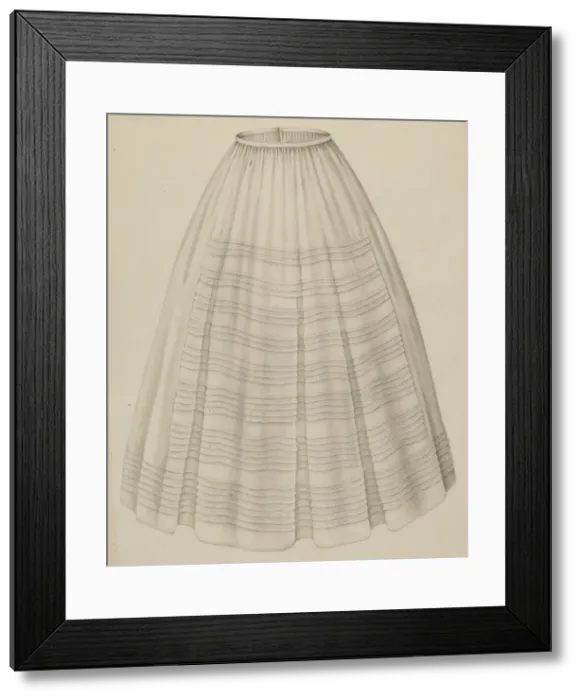 Framed Print : Petticoat, 1935 / 1942. Creator: Gertrude Lemberg Framed Print : Petticoat, 1935 / 1942. Creator: Gertrude Lemberg