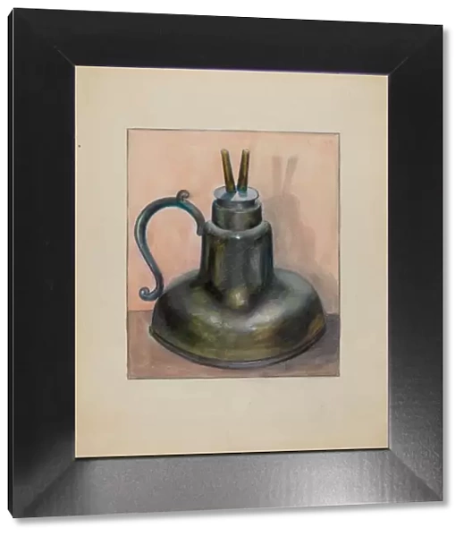 Lamp, 1935  /  1942. Creator: Albert J. Levone