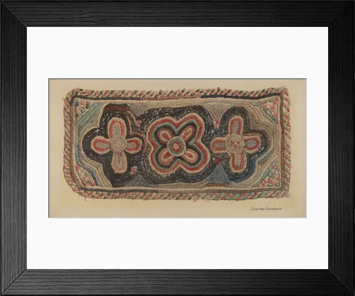 Framed Print : Shaker Rug, 1935 / 1942. Creator: Charles Goodwin Framed Print : Shaker Rug, 1935 / 1942. Creator: Charles Goodwin