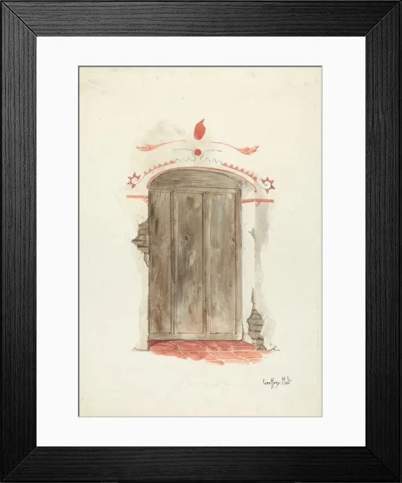 Framed Print : Wall Painting, 1935 / 1942. Creator: Geoffrey Holt Framed Print : Wall Painting, 1935 / 1942. Creator: Geoffrey Holt
