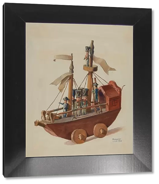 Toy Warship, 1935  /  1942. Creator: Frances Lichten