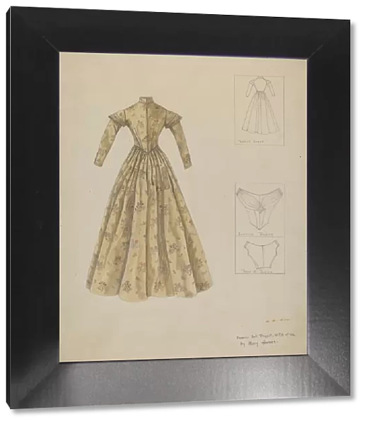 Dress, c. 1937. Creator: Mary E Humes