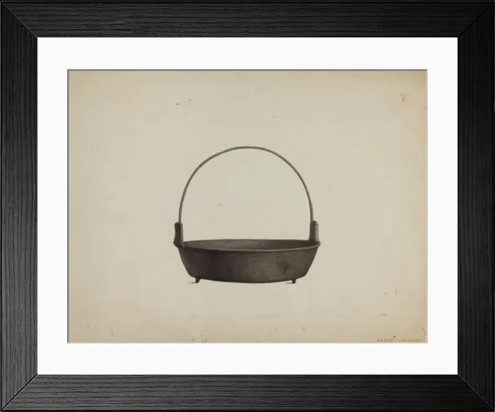 Framed Print : Onion Kettle, c. 1937. Creator: Harry Jennings Framed Print : Onion Kettle, c. 1937. Creator: Harry Jennings