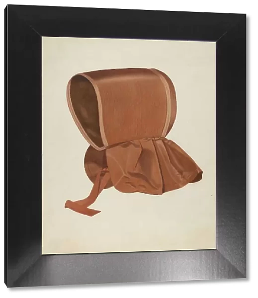 Shaker Bonnet, c. 1937. Creator: Joseph Goldberg