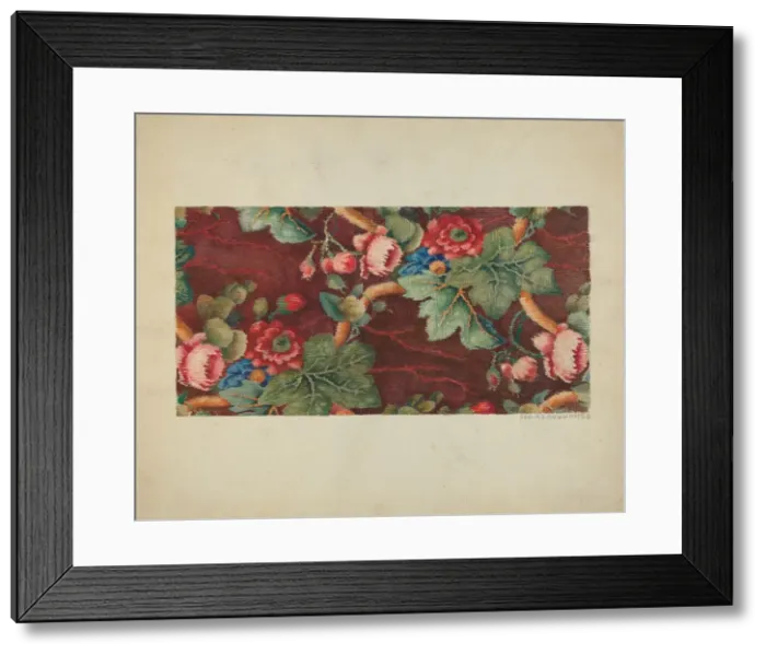 Framed Print : Carpet, c. 1936. Creator: George Loughridge Framed Print : Carpet, c. 1936. Creator: George Loughridge