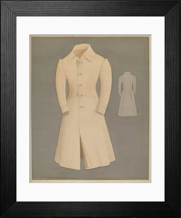 Framed Print : Top Coat, c. 1937. Creator: Creighton Kay-Scott Framed Print : Top Coat, c. 1937. Creator: Creighton Kay-Scott