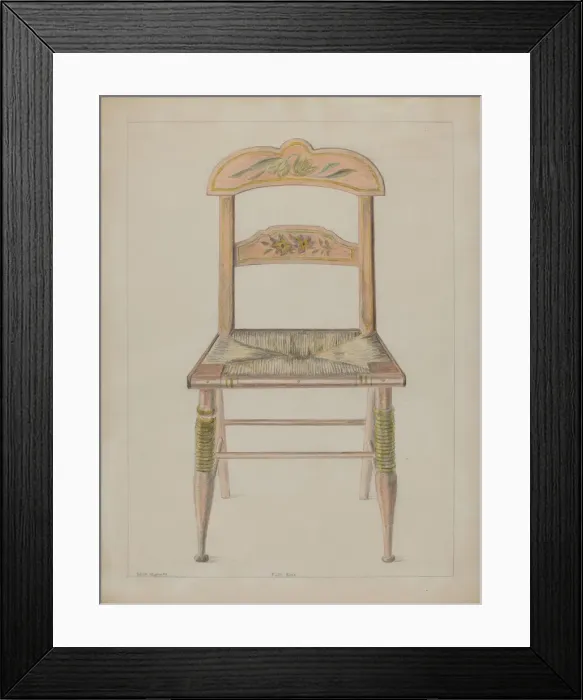Framed Print : Toy Chair, c. 1936. Creator: Edith Magnette Framed Print : Toy Chair, c. 1936. Creator: Edith Magnette