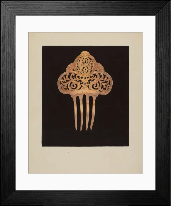 Framed Print : Comb, c. 1936. Creator: Harry Jennings Framed Print : Comb, c. 1936. Creator: Harry Jennings