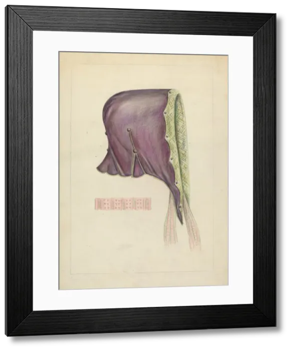 Framed Print : Bonnet, c. 1937. Creator: Fanchon Larzelere Framed Print : Bonnet, c. 1937. Creator: Fanchon Larzelere