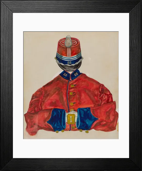 Framed Print : Full Dress Uniform, c. 1936. Creator: Bernard Krieger Framed Print : Full Dress Uniform, c. 1936. Creator: Bernard Krieger