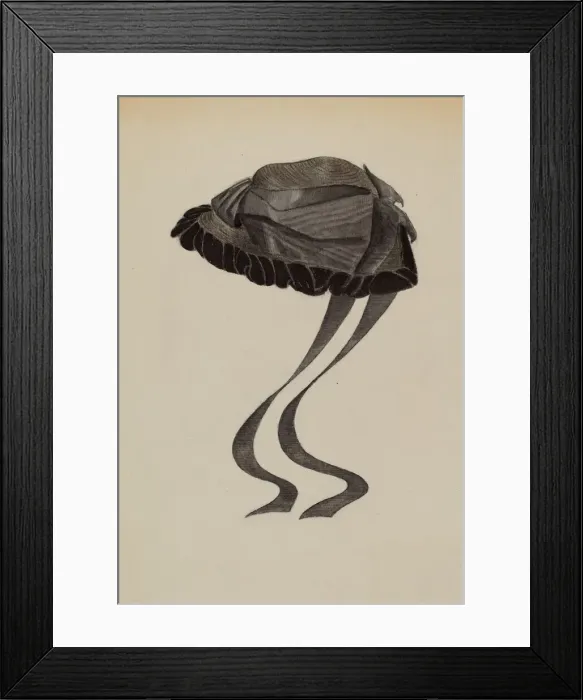 Framed Print : Hat, c. 1936. Creator: Marie Mitchell Framed Print : Hat, c. 1936. Creator: Marie Mitchell