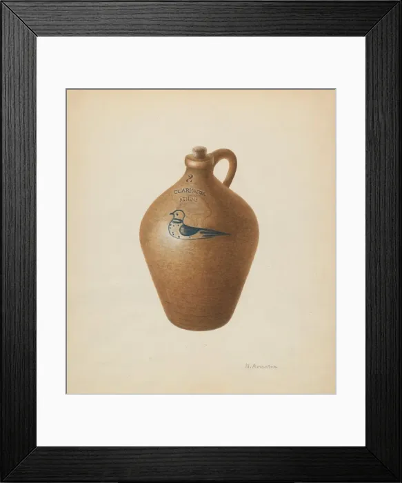 Framed Print : Jug, c. 1938. Creator: Nicholas Amantea Framed Print : Jug, c. 1938. Creator: Nicholas Amantea