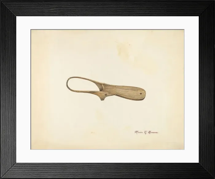 Framed Print : Bootjack, c. 1938. Creator: Marius Hansen Framed Print : Bootjack, c. 1938. Creator: Marius Hansen