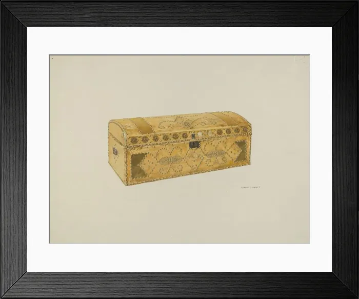 Framed Print : Trunk, c. 1938. Creator: Edward Jewett
