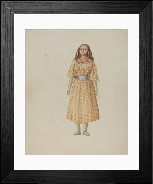 Framed Print : Doll, c. 1938. Creator: Hans Mangelsdorf Framed Print : Doll, c. 1938. Creator: Hans Mangelsdorf
