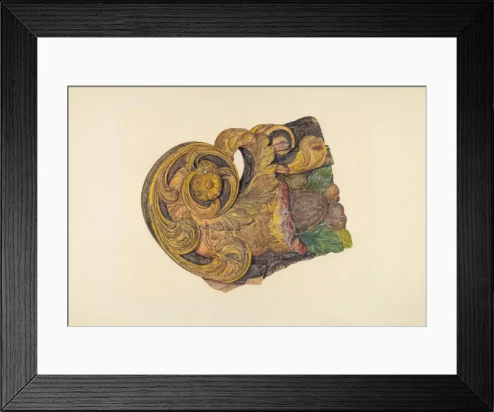 Framed Print : Billethead, c. 1942. Creator: Harriette Gale Framed Print : Billethead, c. 1942. Creator: Harriette Gale