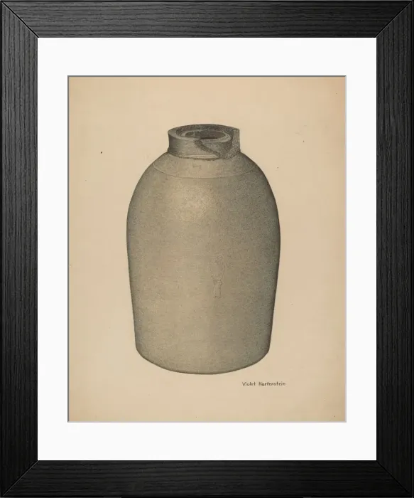 Framed Print : Fruit Jar, c. 1940. Creator: Violet Hartenstein Framed Print : Fruit Jar, c. 1940. Creator: Violet Hartenstein