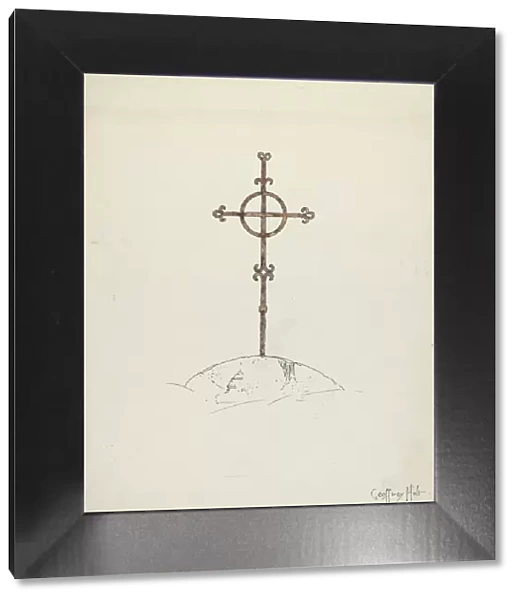 Wrought Iron Cross, 1935  /  1942. Creator: Geoffrey Holt