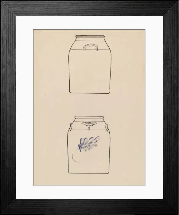 Framed Print : Jar, 1939. Creator: Nicholas Amantea Framed Print : Jar, 1939. Creator: Nicholas Amantea