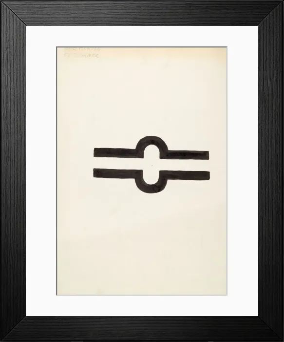 Framed Print : Cattle Brand, c. 1936. Creator: J. Henry Marley Framed Print : Cattle Brand, c. 1936. Creator: J. Henry Marley