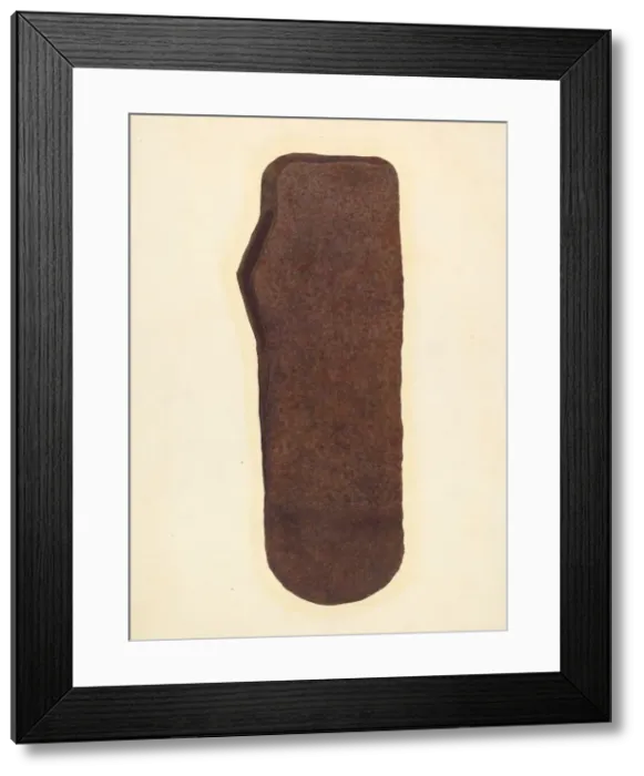Framed Print : Hacking Axe, c. 1938. Creator: Fred Hassebrock