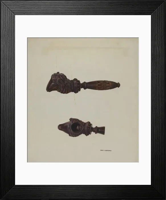 Framed Print : Nutcracker, c. 1940. Creator: Chris Makrenos Framed Print : Nutcracker, c. 1940. Creator: Chris Makrenos