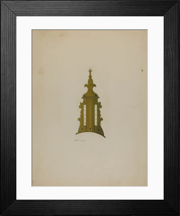 Framed Print : Patch Box of Kentucky Rifle, c. 1938. Creator: Albert J. Levone Framed Print : Patch Box of Kentucky Rifle, c. 1938. Creator: Albert J. Levone
