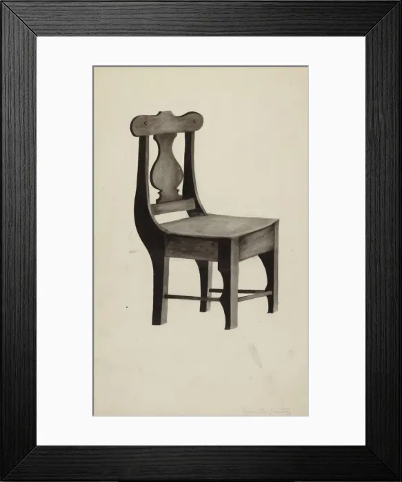 Framed Print : Dining Room Suite, 1935 / 1942. Creator: Juanita Lantz Framed Print : Dining Room Suite, 1935 / 1942. Creator: Juanita Lantz