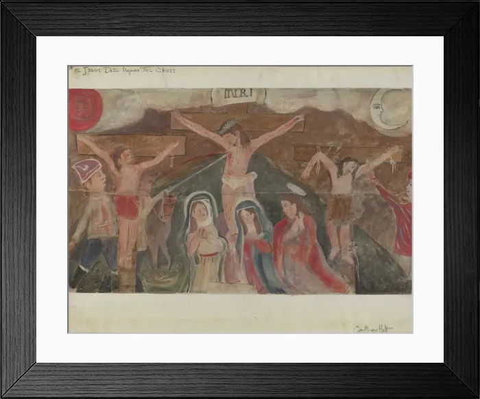 Framed Print : Station of the Cross No. 12: Jesus Dies Upon the Cross, c. 1936 Framed Print : Station of the Cross No. 12: Jesus Dies Upon the Cross, c. 1936