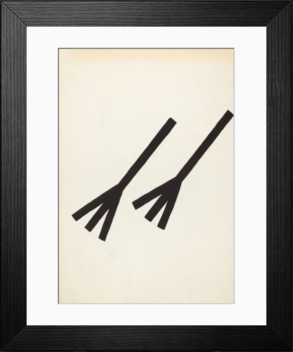 Framed Print : Cattle Brand, c. 1936. Creator: J. Henry Marley Framed Print : Cattle Brand, c. 1936. Creator: J. Henry Marley