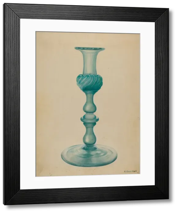 Framed Print : Candlestick, c. 1936. Creator: Nicholas Amantea Framed Print : Candlestick, c. 1936. Creator: Nicholas Amantea