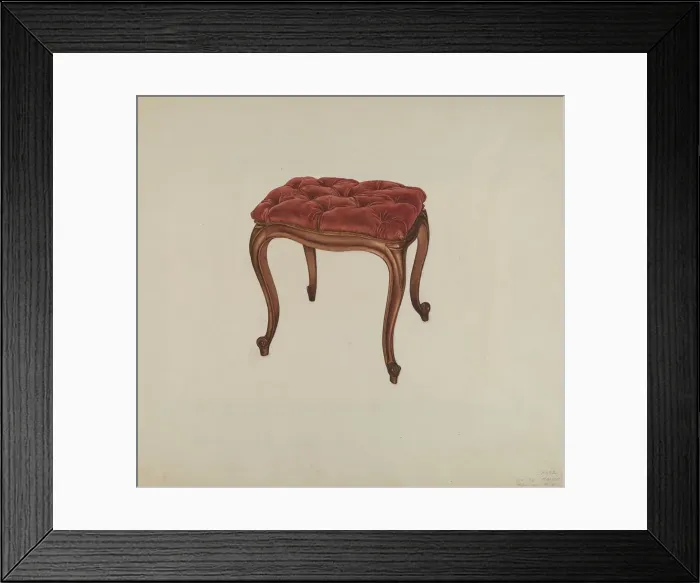 Framed Print : Seat, 1938. Creator: Dorothy Handy Framed Print : Seat, 1938. Creator: Dorothy Handy