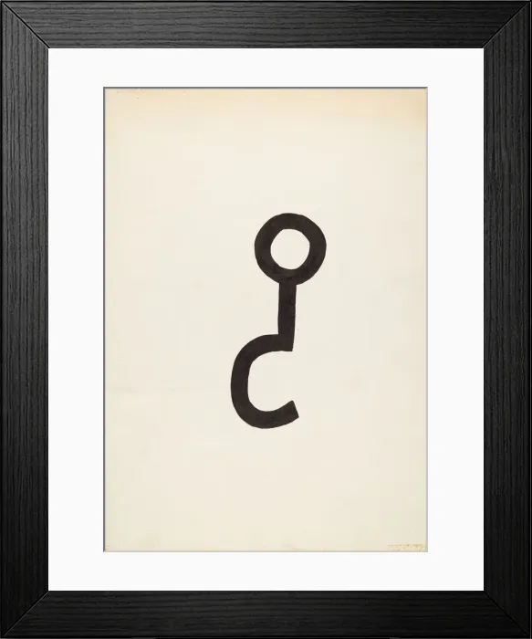 Framed Print : Cattle Brand, c. 1936. Creator: J. Henry Marley Framed Print : Cattle Brand, c. 1936. Creator: J. Henry Marley