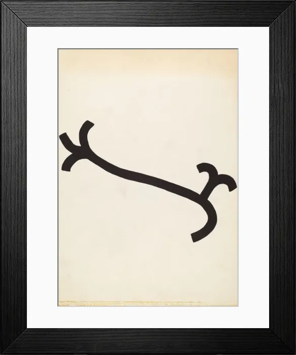 Framed Print : Cattle Brand, c. 1936. Creator: J. Henry Marley Framed Print : Cattle Brand, c. 1936. Creator: J. Henry Marley