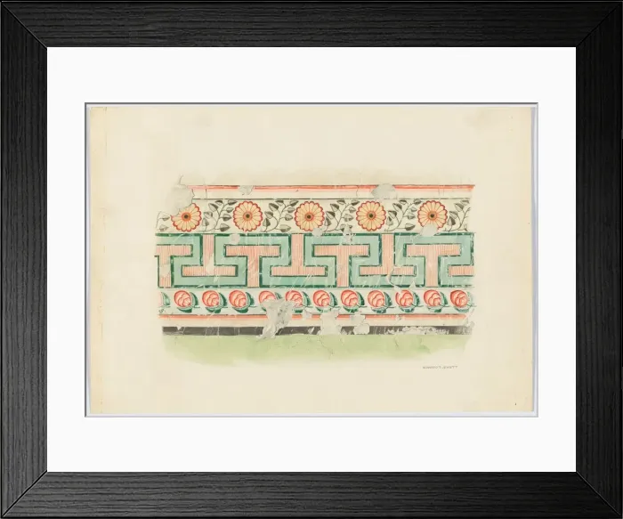 Framed Print : Wall Painting, 1939. Creator: Edward Jewett Framed Print : Wall Painting, 1939. Creator: Edward Jewett