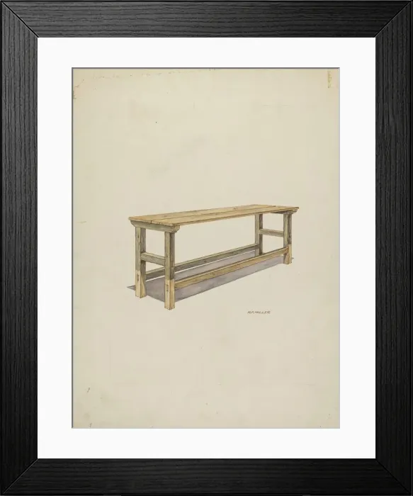 Framed Print : Bier, c. 1936. Creator: Randolph F Miller Framed Print : Bier, c. 1936. Creator: Randolph F Miller