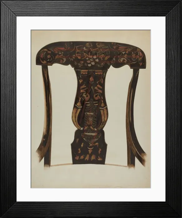 Framed Print : Boston Rocker, c. 1938. Creator: Einar Heiberg Framed Print : Boston Rocker, c. 1938. Creator: Einar Heiberg