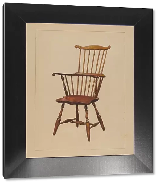 Chair, 1935  /  1942. Creator: Rolland Livingstone
