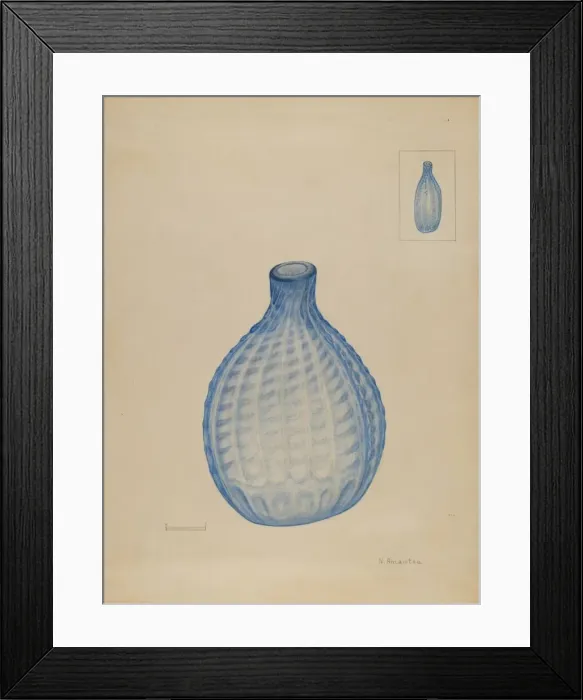 Framed Print : Flask, c. 1936. Creator: Nicholas Amantea Framed Print : Flask, c. 1936. Creator: Nicholas Amantea