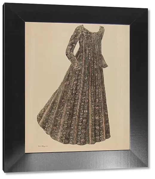 Ball Dress, c. 1939. Creator: Edith Magnette
