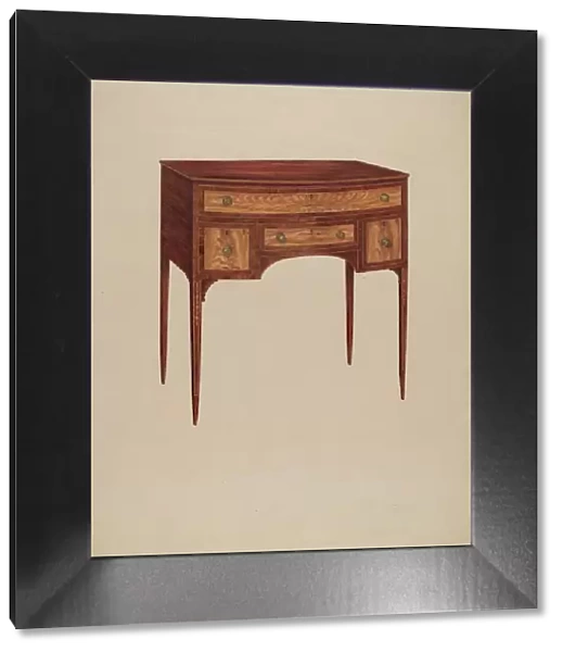 Dressing Table, c. 1938. Creator: Charles Henning