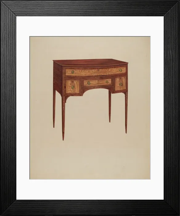 Framed Print : Dressing Table, c. 1938. Creator: Charles Henning Framed Print : Dressing Table, c. 1938. Creator: Charles Henning