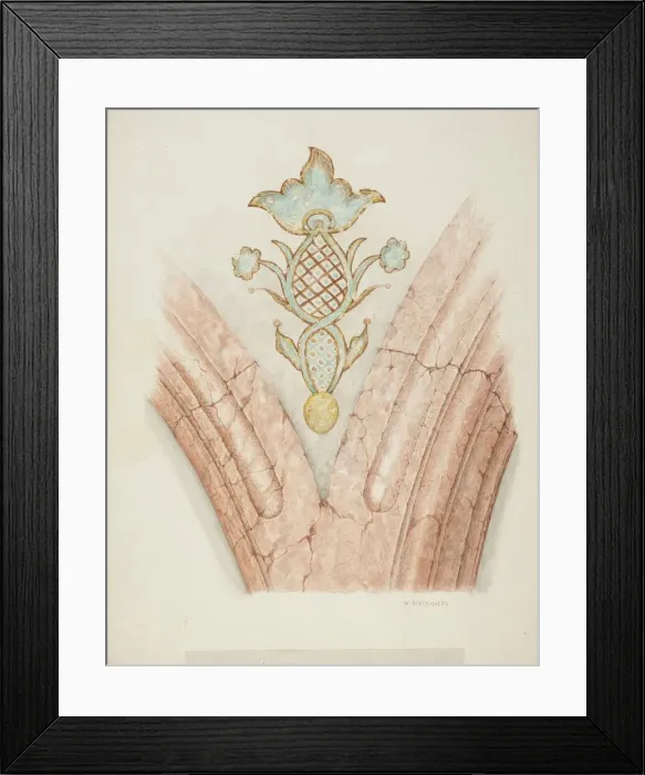 Framed Print : Ceiling Decorations, c. 1940. Creator: William Kieckhofel Framed Print : Ceiling Decorations, c. 1940. Creator: William Kieckhofel