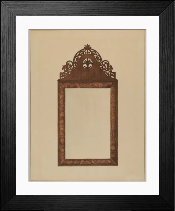 Framed Print : Mirror, c. 1936. Creator: Nicholas Gorid Framed Print : Mirror, c. 1936. Creator: Nicholas Gorid