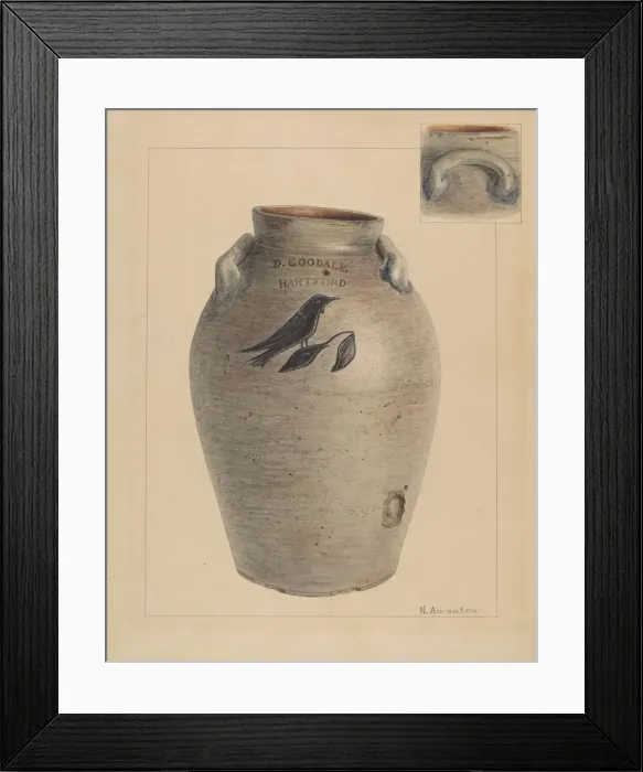 Framed Print : Crock, c. 1936. Creator: Nicholas Amantea