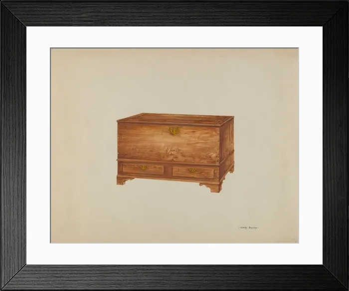 Framed Print : Chest, c. 1938. Creator: Henry Meyers Framed Print : Chest, c. 1938. Creator: Henry Meyers