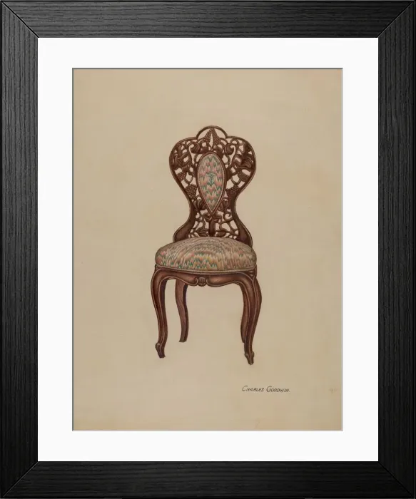 Framed Print : Chair, 1941. Creator: Charles Goodwin Framed Print : Chair, 1941. Creator: Charles Goodwin