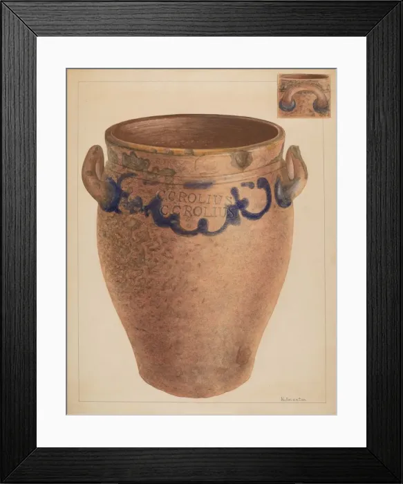 Framed Print : Crock, c. 1936. Creator: Nicholas Amantea Framed Print : Crock, c. 1936. Creator: Nicholas Amantea