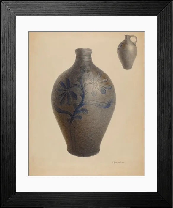 Framed Print : Jug, probably 1936 / 1938. Creator: Nicholas Amantea Framed Print : Jug, probably 1936 / 1938. Creator: Nicholas Amantea