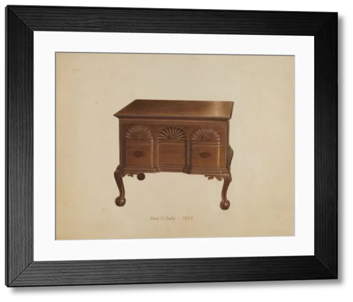 Framed Print : Lowboy, 1937. Creator: Alvin M Gully Framed Print : Lowboy, 1937. Creator: Alvin M Gully
